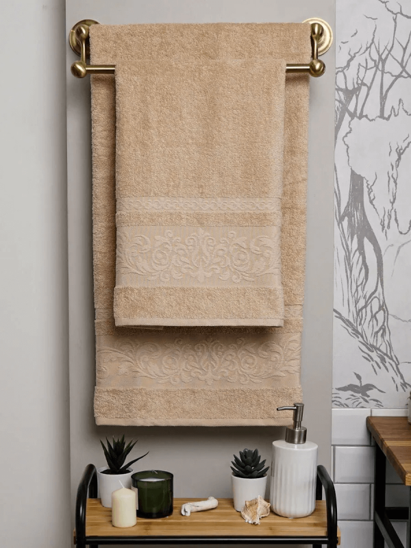 Полотенце махровое "Криста" (Бежевый)